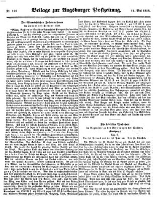 Augsburger Postzeitung Freitag 14. Mai 1858