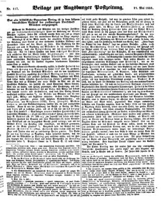 Augsburger Postzeitung Freitag 28. Mai 1858