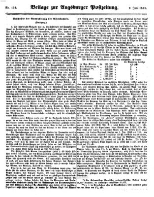 Augsburger Postzeitung Mittwoch 9. Juni 1858