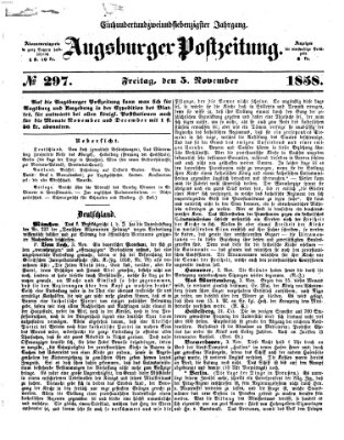 Augsburger Postzeitung Freitag 5. November 1858