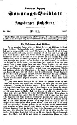 Augsburger Postzeitung. Sonntags-Beiblatt (Augsburger Postzeitung) Sonntag 24. Mai 1857