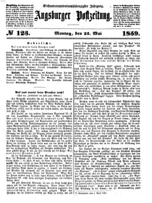 Augsburger Postzeitung Montag 23. Mai 1859