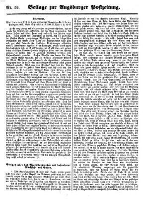 Augsburger Postzeitung Dienstag 28. Juni 1859