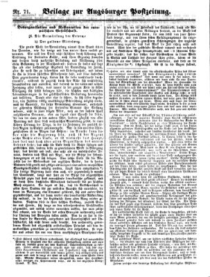 Augsburger Postzeitung Freitag 29. Juli 1859