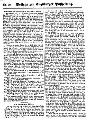 Augsburger Postzeitung Donnerstag 3. November 1859