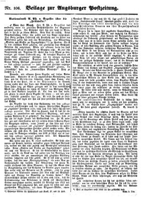 Augsburger Postzeitung Dienstag 22. November 1859
