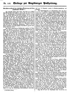 Augsburger Postzeitung Freitag 2. Dezember 1859