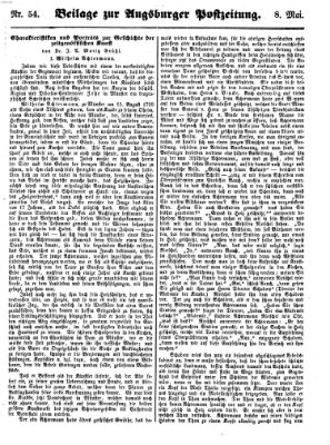 Augsburger Postzeitung Dienstag 8. Mai 1860