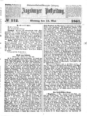 Augsburger Postzeitung Montag 13. Mai 1861