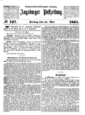 Augsburger Postzeitung Freitag 31. Mai 1861