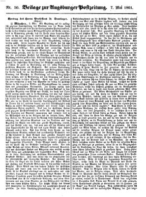 Augsburger Postzeitung Dienstag 7. Mai 1861