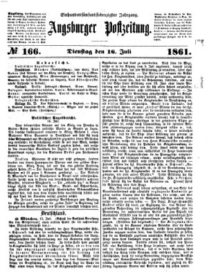 Augsburger Postzeitung Dienstag 16. Juli 1861