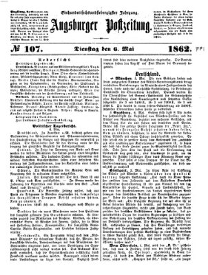 Augsburger Postzeitung Dienstag 6. Mai 1862