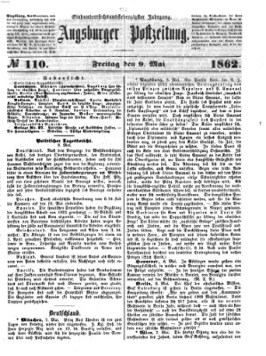 Augsburger Postzeitung Freitag 9. Mai 1862