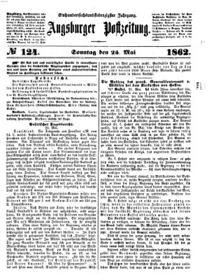 Augsburger Postzeitung Sonntag 25. Mai 1862