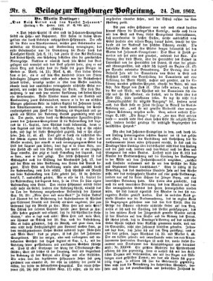 Augsburger Postzeitung Freitag 24. Januar 1862