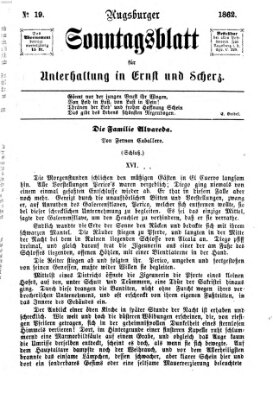 Augsburger Sonntagsblatt für Unterhaltung in Ernst und Scherz (Augsburger Postzeitung) Sonntag 11. Mai 1862