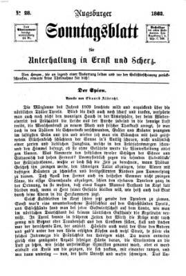 Augsburger Sonntagsblatt für Unterhaltung in Ernst und Scherz (Augsburger Postzeitung) Sonntag 13. Juli 1862