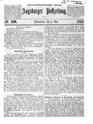 Augsburger Postzeitung Samstag 9. Mai 1863