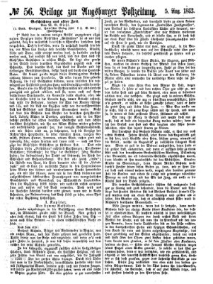 Augsburger Postzeitung Mittwoch 5. August 1863