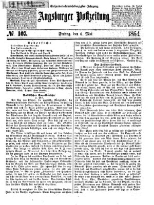 Augsburger Postzeitung Freitag 6. Mai 1864