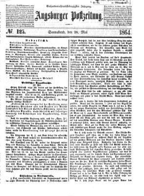 Augsburger Postzeitung Samstag 28. Mai 1864