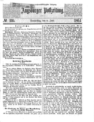 Augsburger Postzeitung Donnerstag 9. Juni 1864