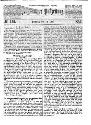 Augsburger Postzeitung Dienstag 14. Juni 1864