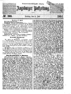 Augsburger Postzeitung Freitag 8. Juli 1864