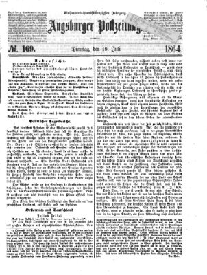 Augsburger Postzeitung Dienstag 19. Juli 1864