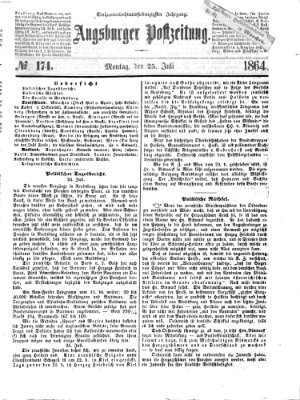 Augsburger Postzeitung Montag 25. Juli 1864