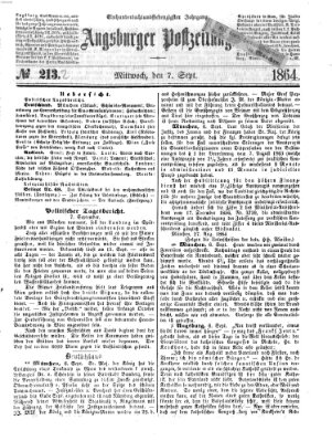 Augsburger Postzeitung Mittwoch 7. September 1864