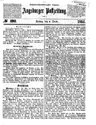 Augsburger Postzeitung Freitag 9. Dezember 1864