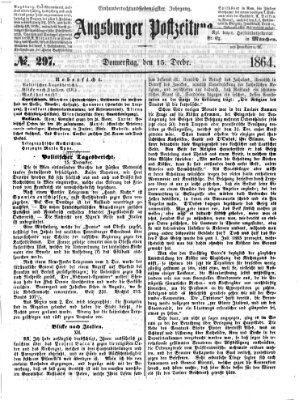 Augsburger Postzeitung Donnerstag 15. Dezember 1864