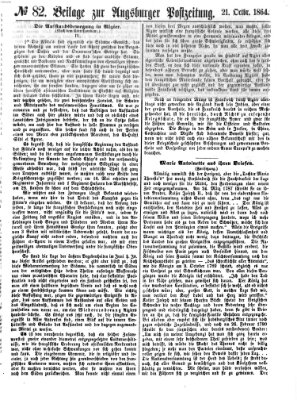 Augsburger Postzeitung Freitag 21. Oktober 1864