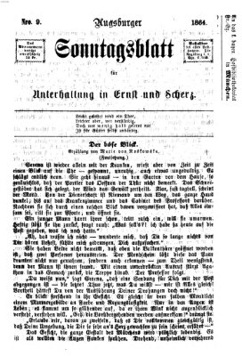 Augsburger Sonntagsblatt für Unterhaltung in Ernst und Scherz (Augsburger Postzeitung) Sonntag 28. Februar 1864