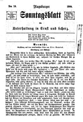 Augsburger Sonntagsblatt für Unterhaltung in Ernst und Scherz (Augsburger Postzeitung) Sonntag 8. Mai 1864