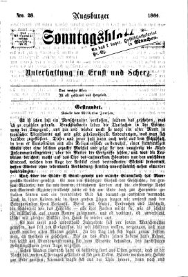 Augsburger Sonntagsblatt für Unterhaltung in Ernst und Scherz (Augsburger Postzeitung) Sonntag 10. Juli 1864