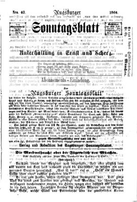 Augsburger Sonntagsblatt für Unterhaltung in Ernst und Scherz (Augsburger Postzeitung) Sonntag 2. Oktober 1864