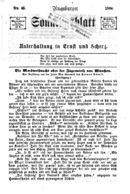 Augsburger Sonntagsblatt für Unterhaltung in Ernst und Scherz (Augsburger Postzeitung) Sonntag 6. November 1864