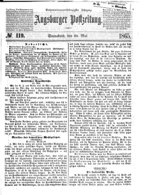 Augsburger Postzeitung Samstag 20. Mai 1865