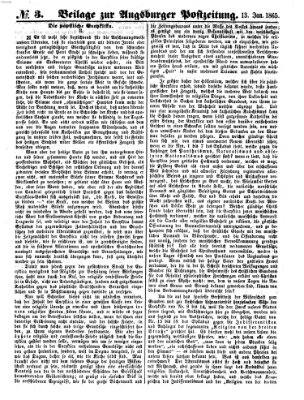 Augsburger Postzeitung Freitag 13. Januar 1865