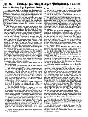 Augsburger Postzeitung Freitag 3. Februar 1865