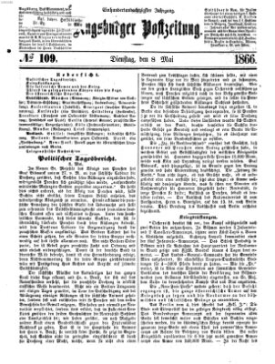 Augsburger Postzeitung Dienstag 8. Mai 1866