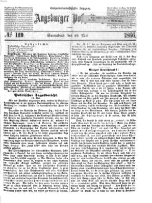 Augsburger Postzeitung Samstag 19. Mai 1866