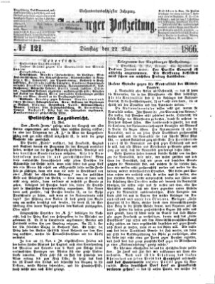 Augsburger Postzeitung Dienstag 22. Mai 1866