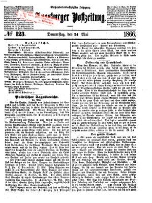 Augsburger Postzeitung Donnerstag 24. Mai 1866