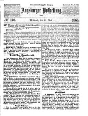 Augsburger Postzeitung Mittwoch 30. Mai 1866