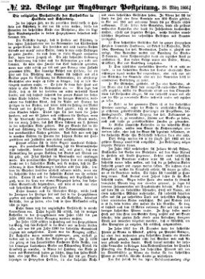 Augsburger Postzeitung Mittwoch 28. März 1866