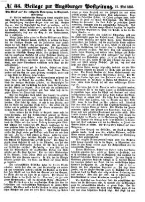 Augsburger Postzeitung Mittwoch 23. Mai 1866